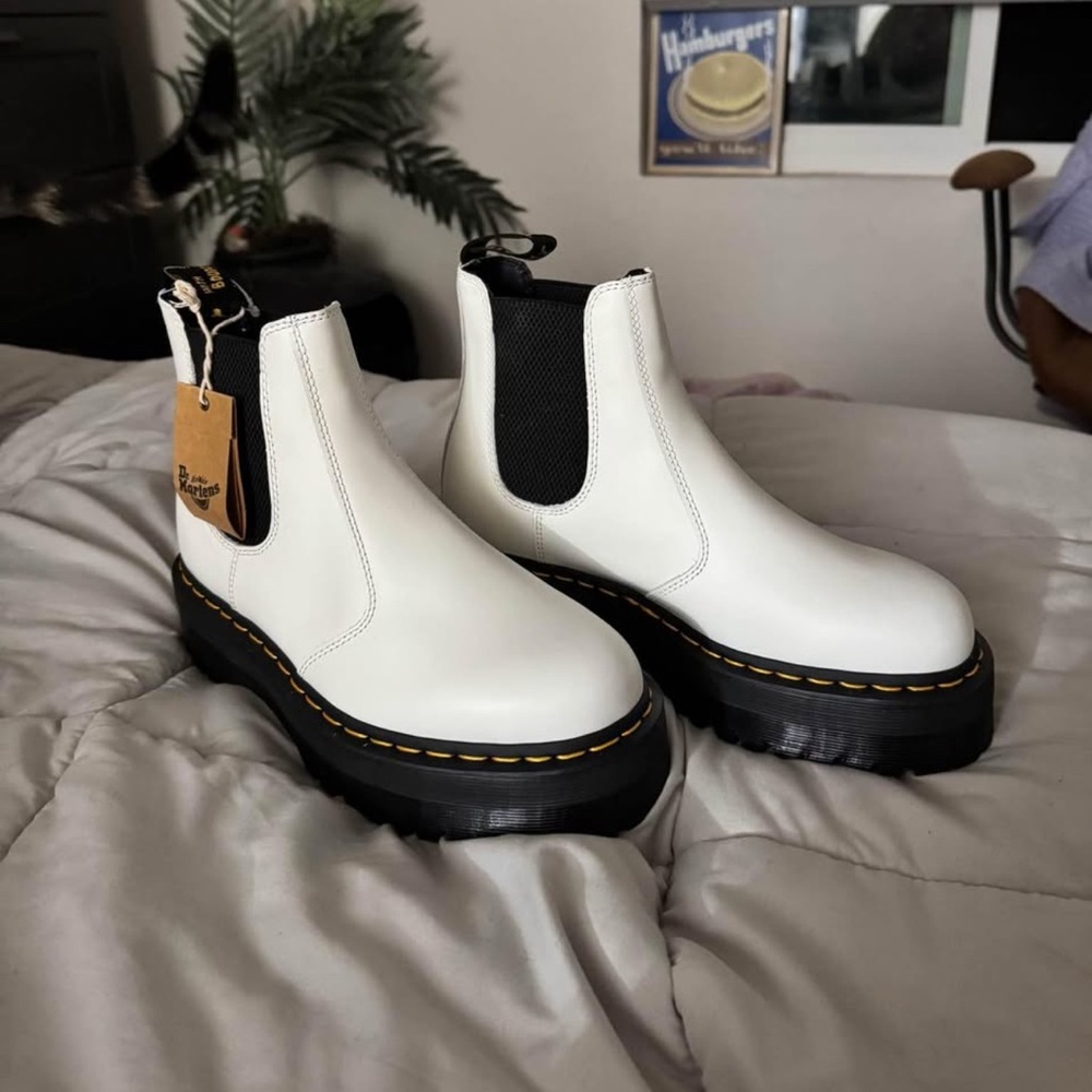 White Doc Martens New With Tags